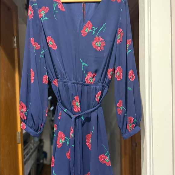 Gorgeous EUC V-neck express dress long sleeve - Picture 5 of 6